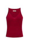 SWAYING/KNIT V-neck knitted camisole SW24RE1T01 red